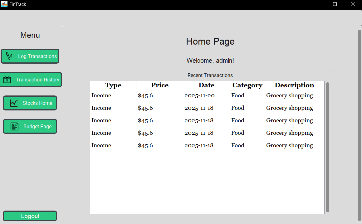 FinTrack Cover Photo